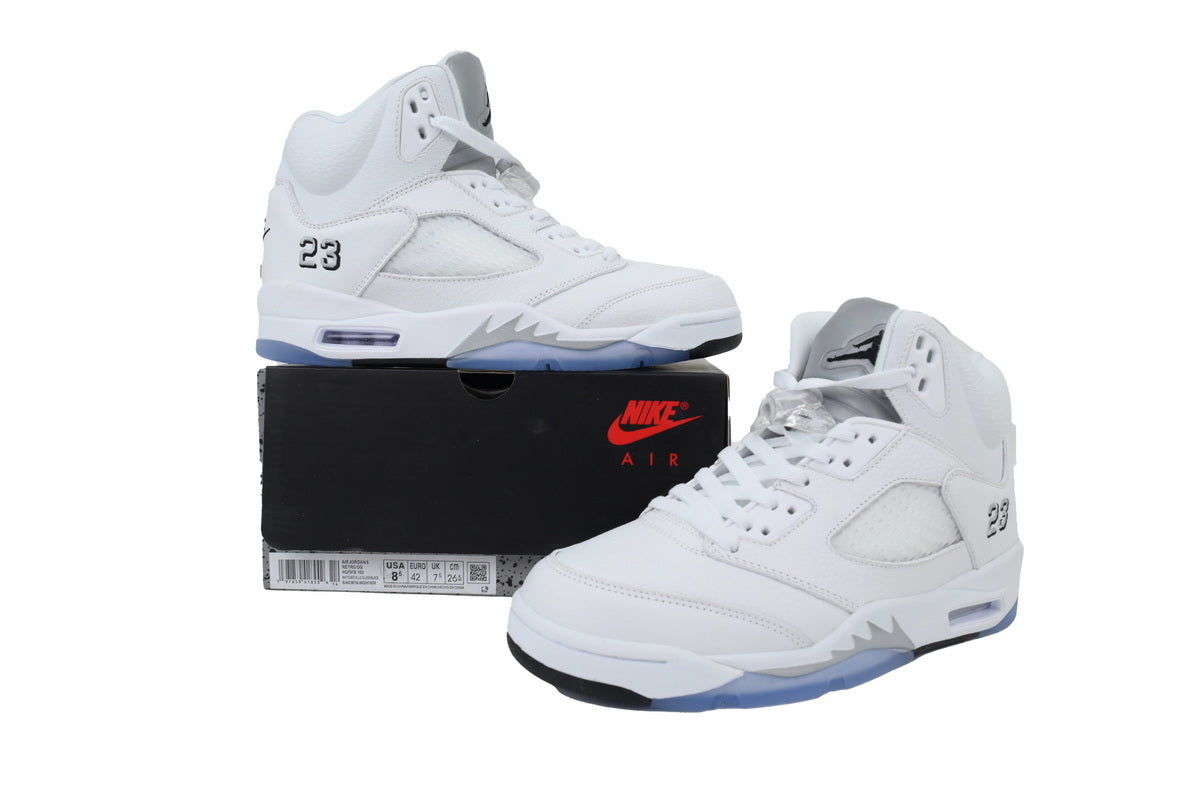 AJ5  Retro 'White Metallic' 2026