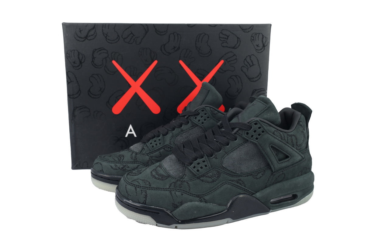 KAWS X AJ 4 Retro Black