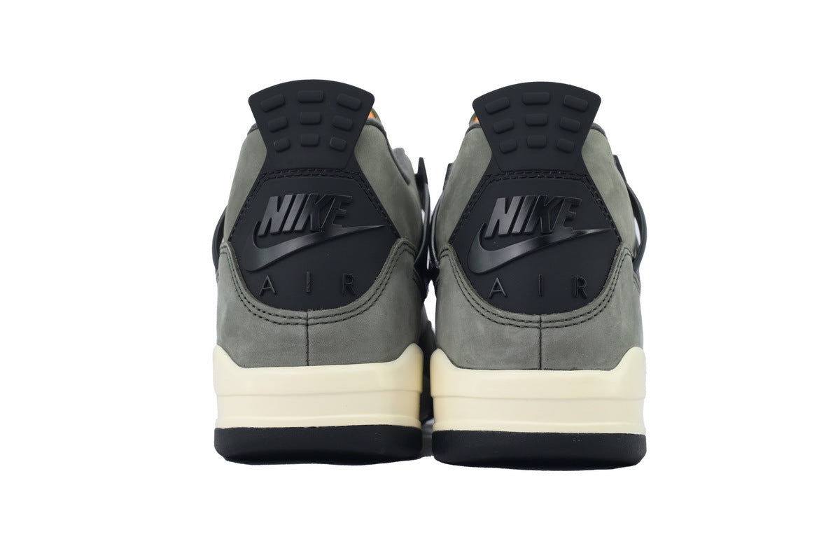 Undefeated x AJ 4 Retro Green Black Hook
