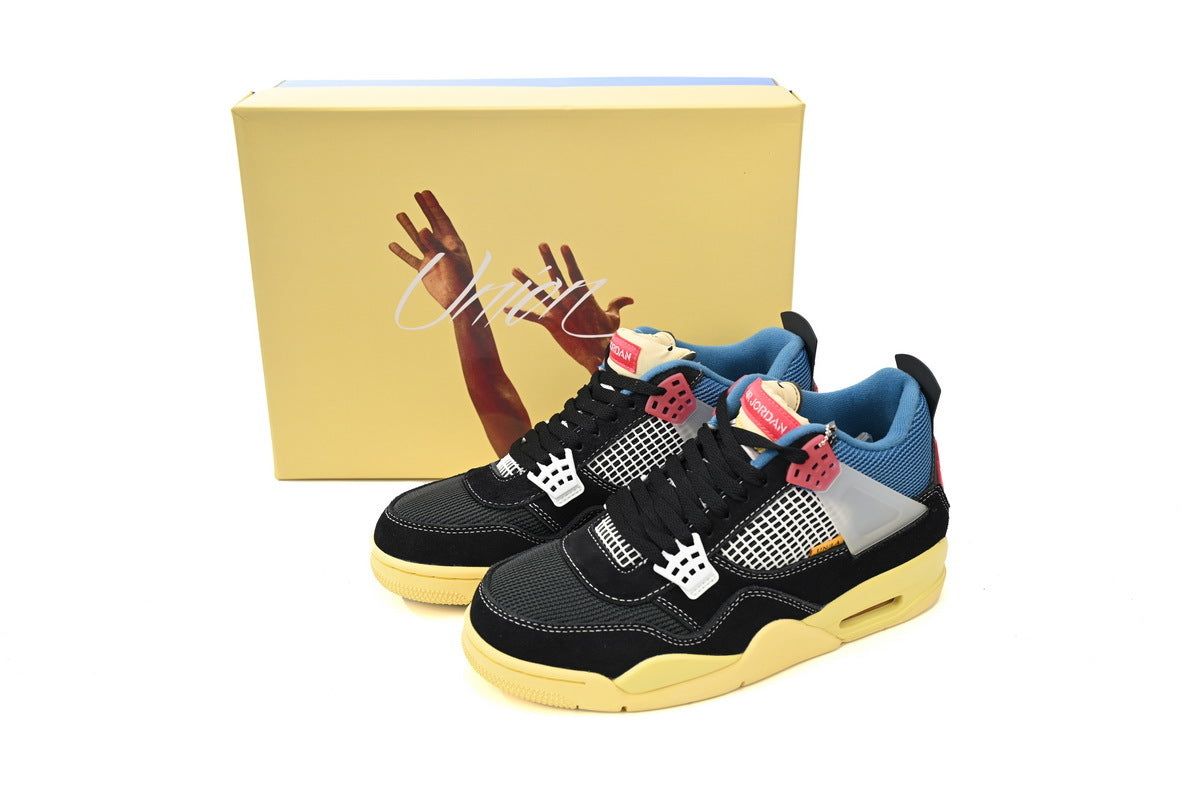 Union LA x AJ 4 Retro SP Off Noir Black
