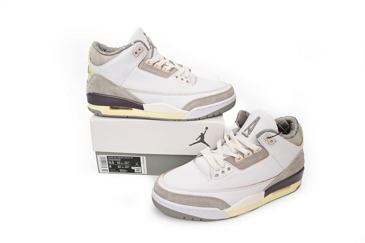 A Ma Maniere x AJ 3 Retro SP Medium Grey