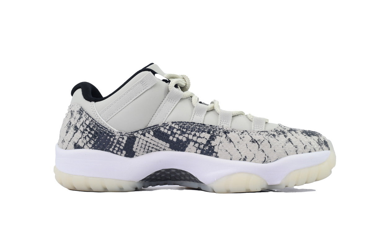 AJ 11 Retro Low Light Bone Snakeski