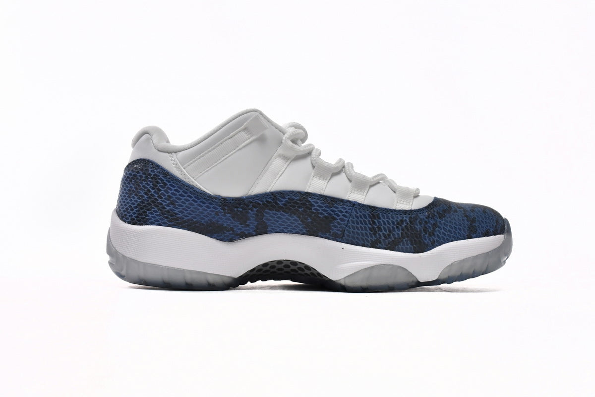 AJ 11 Retro Low Navy Snakeskin