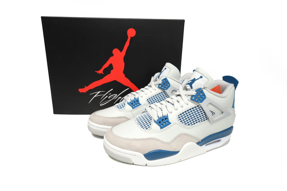 AJ 4 Military Blue