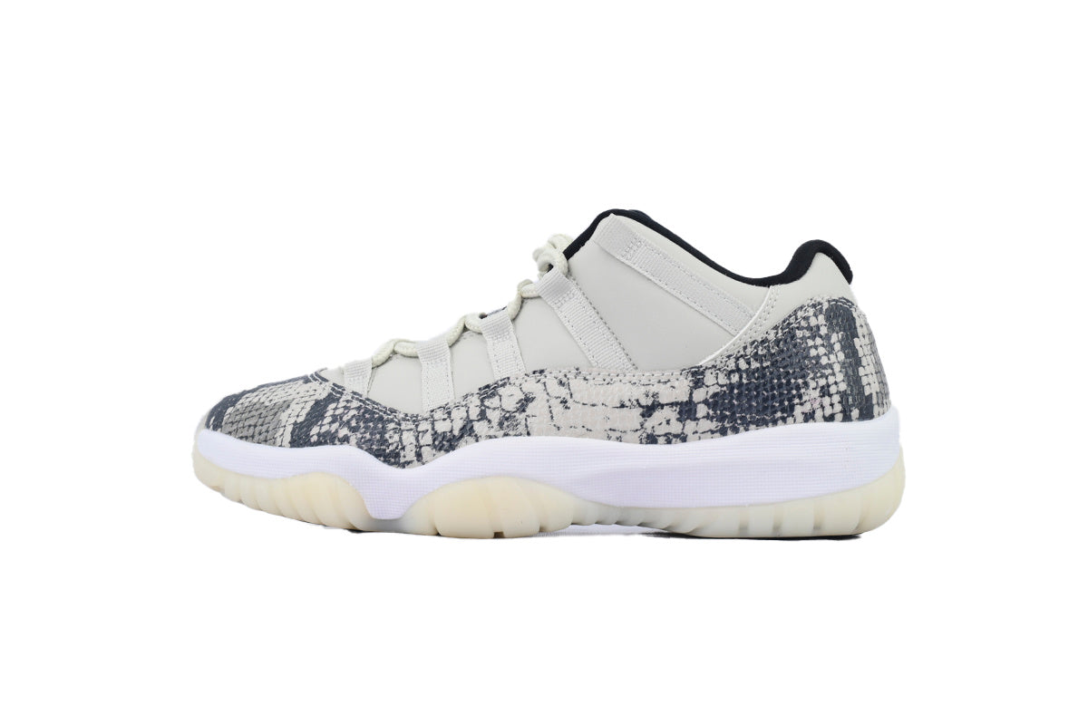 AJ 11 Retro Low Light Bone Snakeski