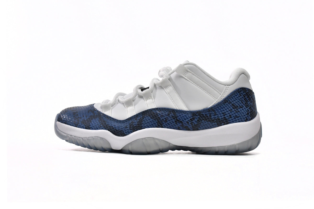 AJ 11 Retro Low Navy Snakeskin