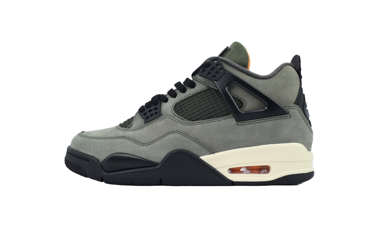 Undefeated x AJ 4 Retro Green Black Hook