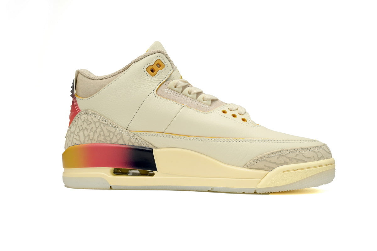 J Balvin x AJ 3 White Blue Red