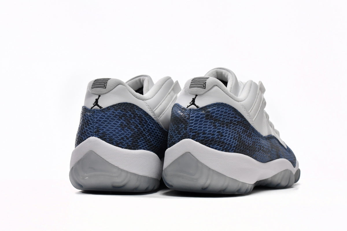AJ 11 Retro Low Navy Snakeskin