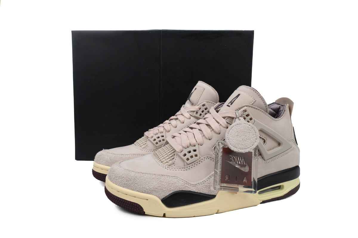 A Ma Maniére x AJ 4 Retro 'Fossil Stone'